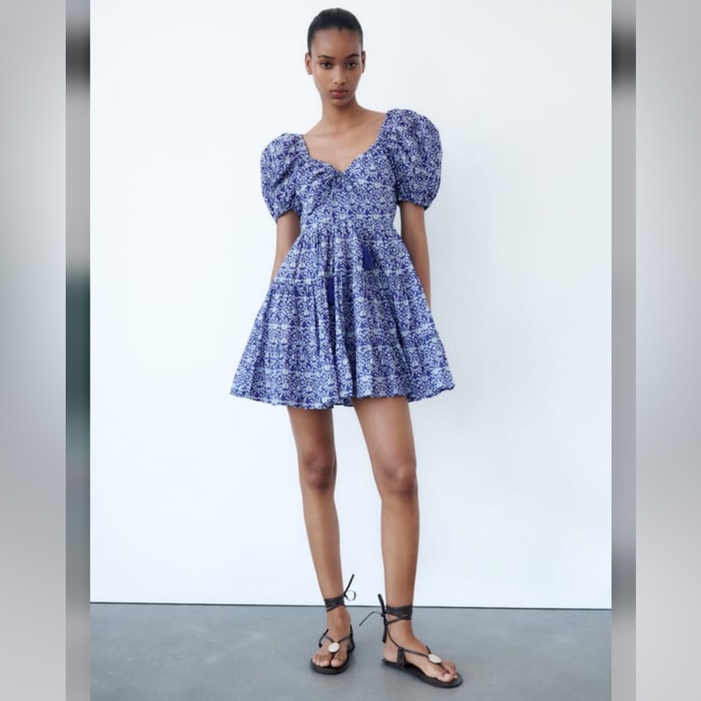 Printed short Zara dress